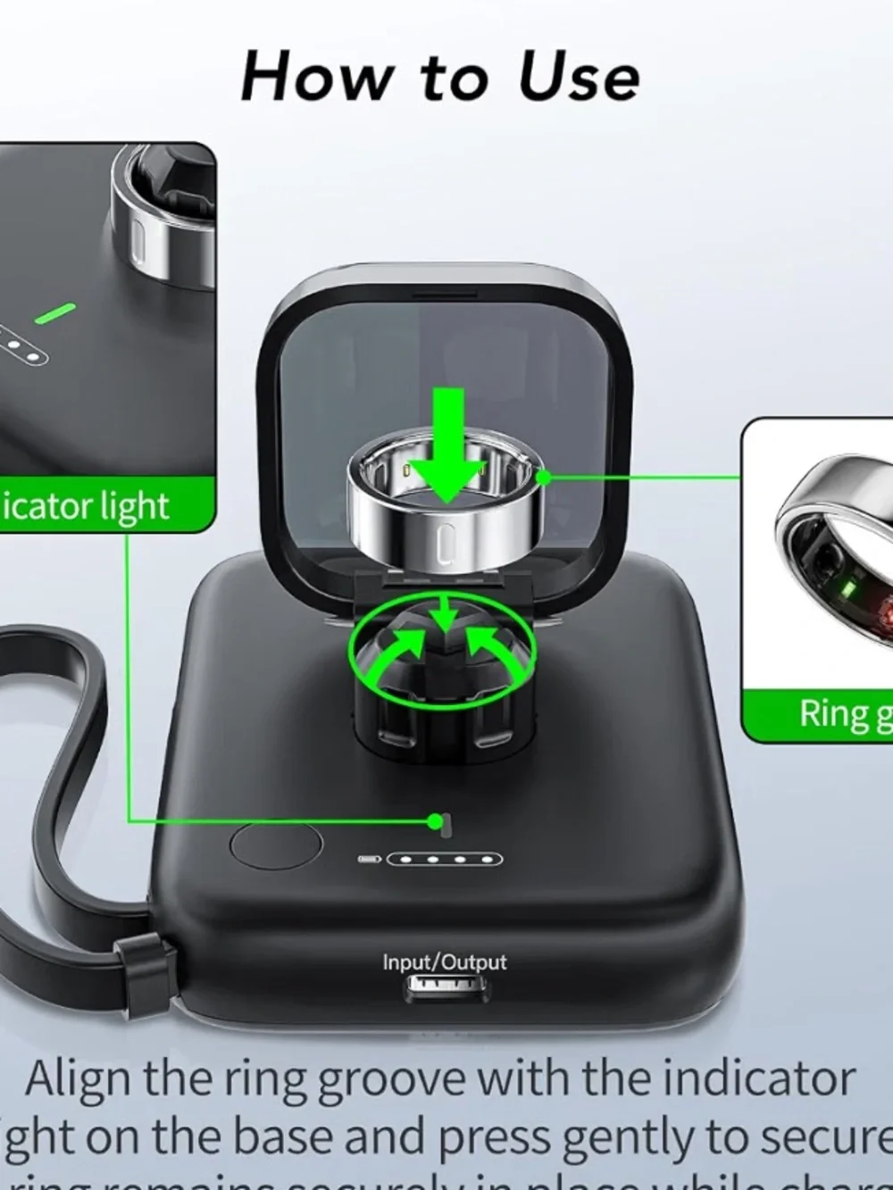 Charging case for Oura Ring 4